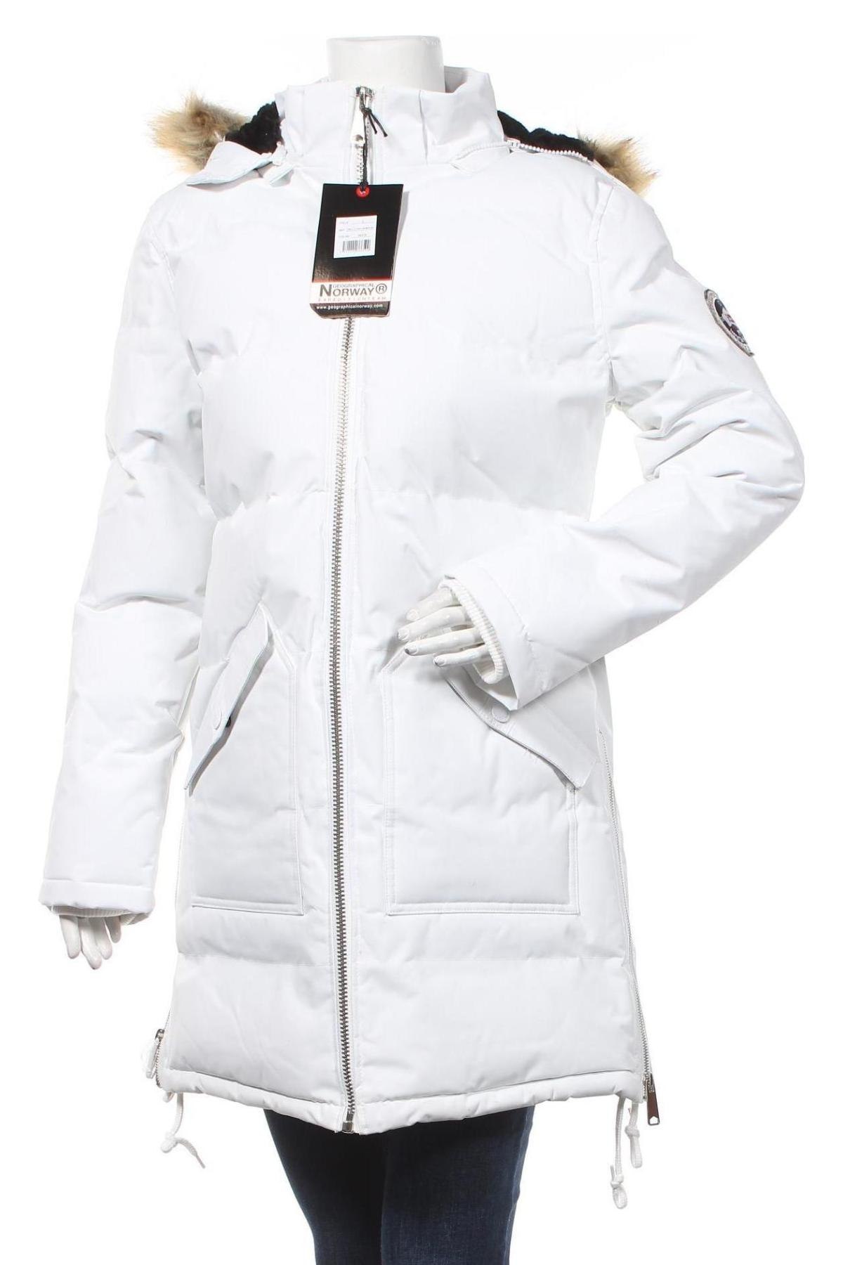 Γυναικείο μπουφάν Geographical Norway, Μέγεθος L, Χρώμα Λευκό, 100% πολυαμίδη, Τιμή 127,19 €