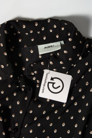 Γυναικείο πουκάμισο Moves by Minimum, Μέγεθος M, Χρώμα Μαύρο, Τιμή 32,78 €