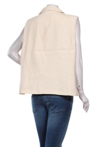 Γυναικείο γιλέκο Only Carmakoma, Μέγεθος XXL, Χρώμα  Μπέζ, 90% βισκόζη, 10% πολυεστέρας, Τιμή 21,17 €