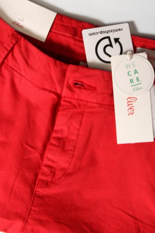 Дамски панталон S.Oliver, Размер S, Цвят Червен, Цена 139,00 лв.
