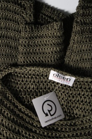 Γυναικείο πουλόβερ Olsen, Μέγεθος L, Χρώμα Πράσινο, Τιμή 32,78 €