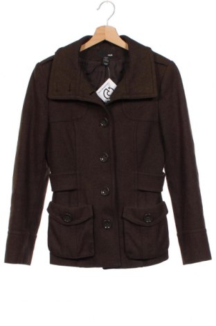 Γυναικείο παλτό H&M, Μέγεθος XS, Χρώμα Καφέ, Τιμή 2,85 €