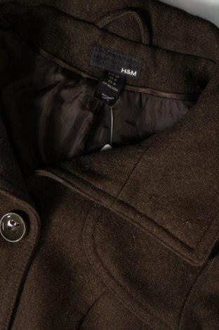 Γυναικείο παλτό H&M, Μέγεθος XS, Χρώμα Καφέ, Τιμή 28,45 €