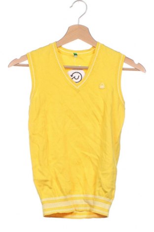 Детски пуловер United Colors Of Benetton, Размер 8-9y/ 134-140 см, Цвят Жълт, Цена 11,44 лв.