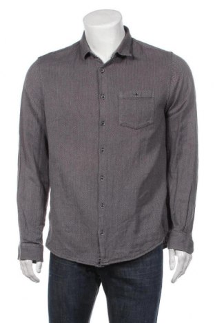 Ανδρικό πουκάμισο LOOKS, Μέγεθος M, Χρώμα Γκρί, Τιμή 13,11 €