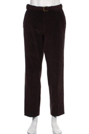 Pantaloni raiați de bărbați, Mărime L, Culoare Maro, Preț 38,58 Lei