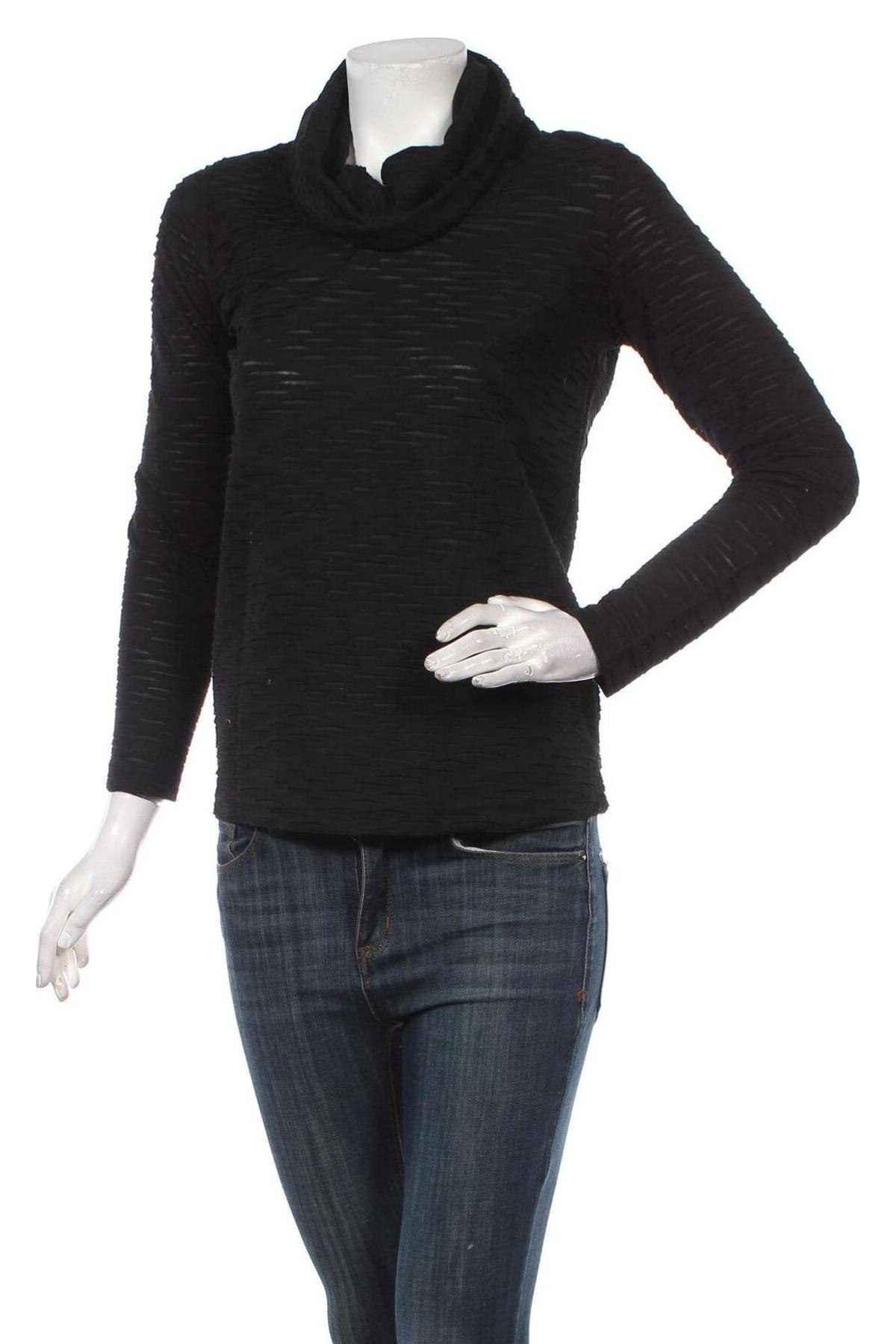 Γυναικεία μπλούζα Brandtex, Μέγεθος S, Χρώμα Μαύρο, Τιμή 21,65 €
