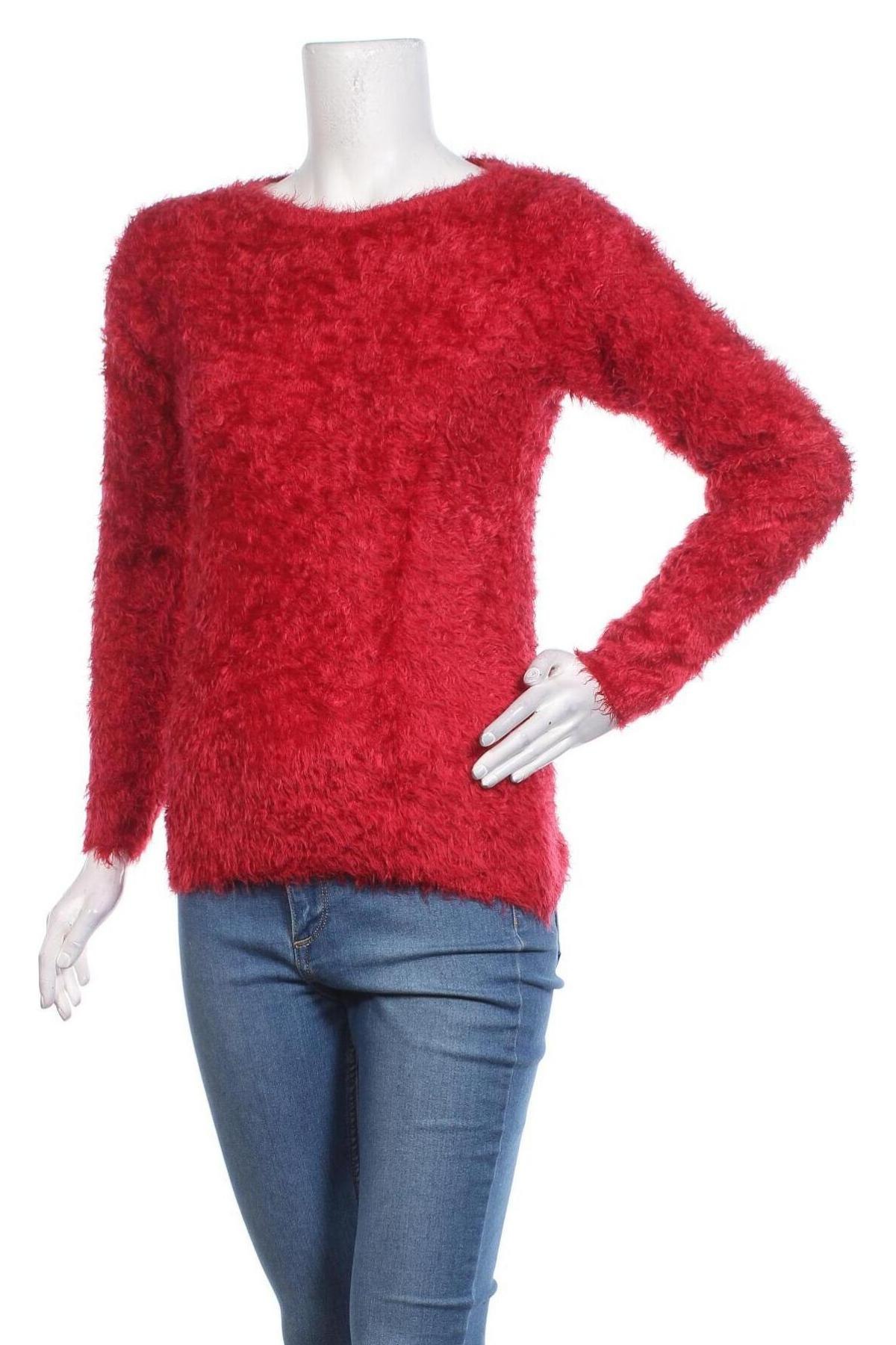 Дамски пуловер, Размер L, Цвят Червен, Цена 25,20 лв.