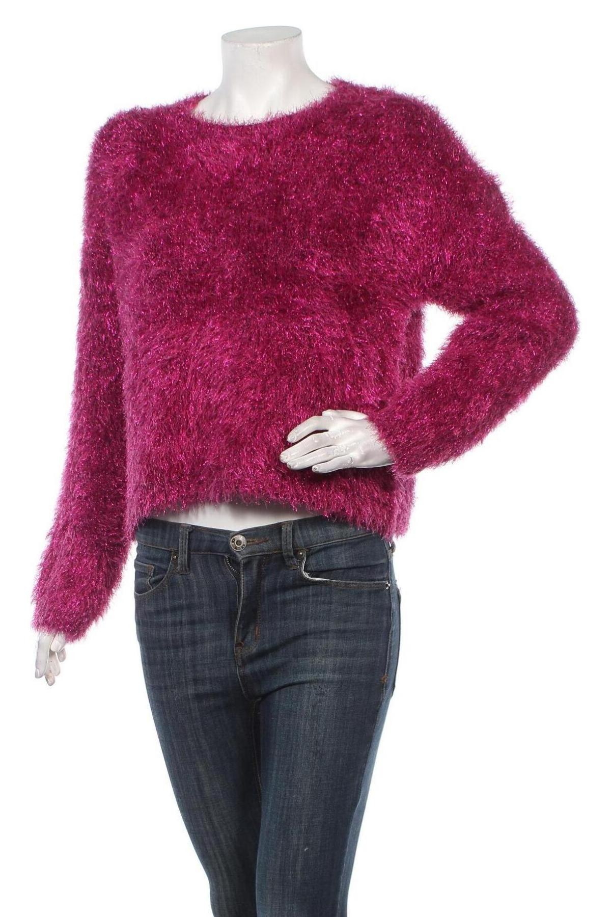 Дамски пуловер, Размер M, Цвят Розов, Цена 3,24 лв.