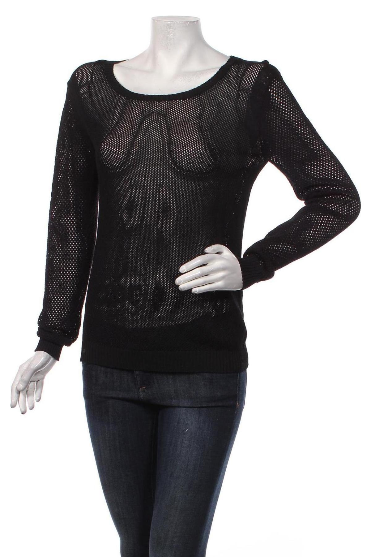 Γυναικείο πουλόβερ IKKS, Μέγεθος M, Χρώμα Μαύρο, Τιμή 3,60 €