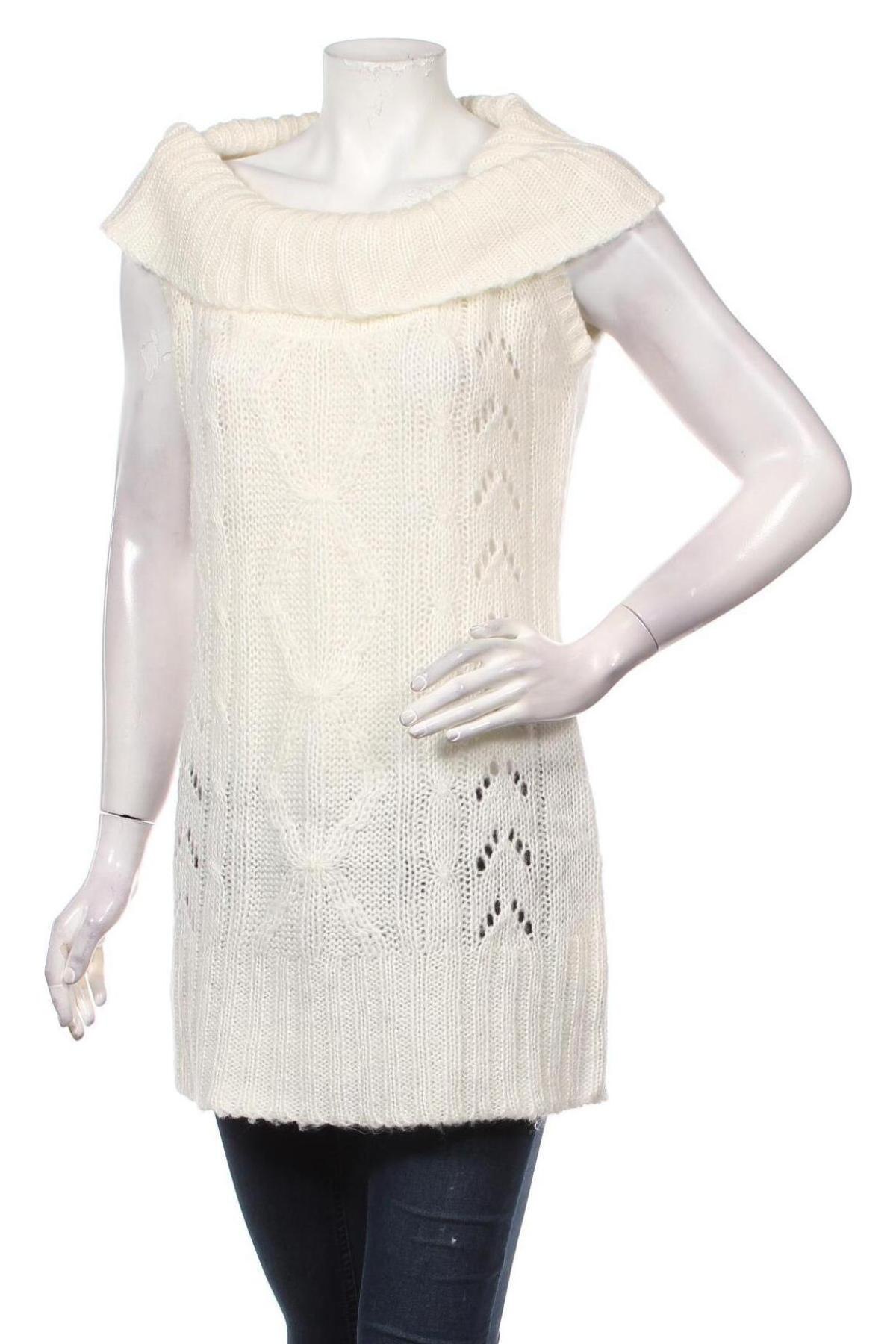 Γυναικείο πουλόβερ Okay, Μέγεθος M, Χρώμα Λευκό, Τιμή 5,34 €