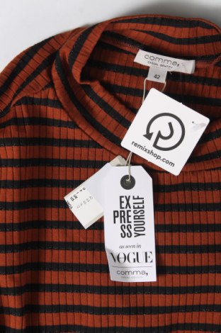 Γυναικεία μπλούζα Comma,, Μέγεθος L, Χρώμα Καφέ, Τιμή 9,46 €