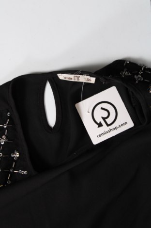Дамска блуза ETIC, Размер S, Цвят Черен, Цена 3,10 лв.