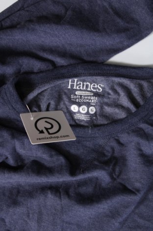 Damen Shirt Hanes, Größe L, Farbe Blau, Preis 3,31 €