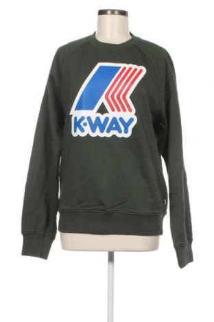 Γυναικεία μπλούζα K-Way, Μέγεθος M, Χρώμα Πράσινο, Τιμή 13,92 €