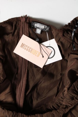 Γυναικεία μπλούζα Missguided, Μέγεθος M, Χρώμα Καφέ, Τιμή 5,11 €