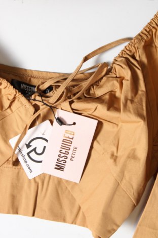 Γυναικεία μπλούζα Missguided, Μέγεθος XS, Χρώμα Καφέ, Τιμή 3,04 €