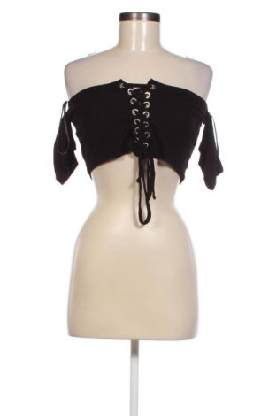 Γυναικεία μπλούζα Missguided, Μέγεθος L, Χρώμα Μαύρο, Τιμή 5,91 €