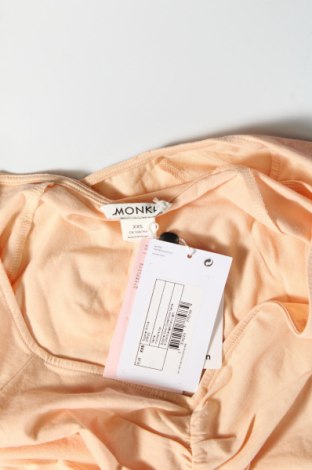 Damen Shirt Monki, Größe XXS, Farbe Beige, Preis 3,48 €