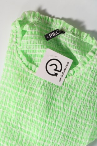 Дамска блуза Pieces, Размер M, Цвят Зелен, Цена 8,40 лв.