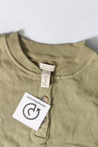 Γυναικεία μπλούζα Pull&Bear, Μέγεθος S, Χρώμα Πράσινο, Τιμή 3,06 €