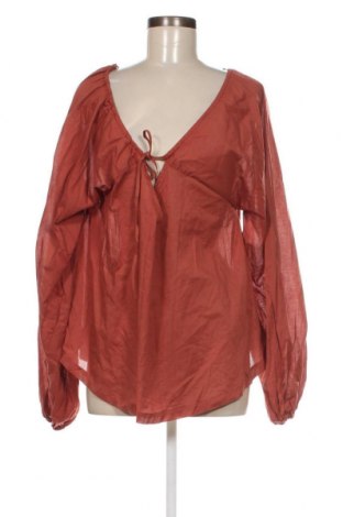 Дамска блуза Sinsay, Размер S, Цвят Кафяв, Цена 5,58 лв.