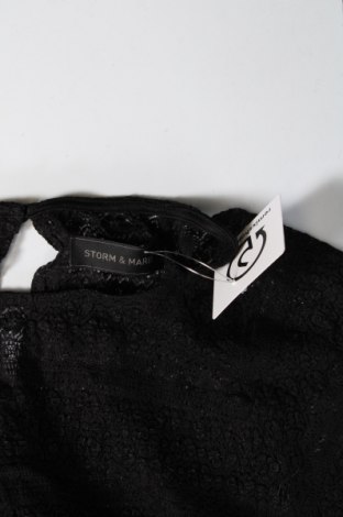 Γυναικεία μπλούζα Storm & Marie, Μέγεθος M, Χρώμα Μαύρο, Τιμή 6,35 €