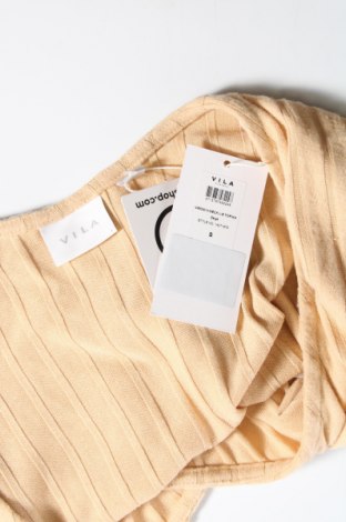 Дамска блуза VILA, Размер S, Цвят Бежов, Цена 5,60 лв.