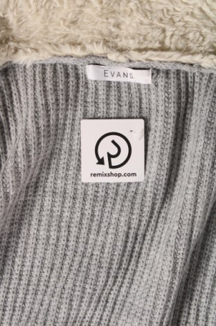 Γυναικεία ζακέτα Evans, Μέγεθος XL, Χρώμα Γκρί, Τιμή 5,38 €