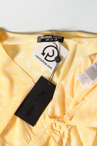 Дамска жилетка Fashion Union, Размер XL, Цвят Жълт, Цена 5,22 лв.