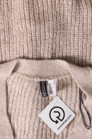 Damen Strickjacke H&M Divided, Größe S, Farbe Beige, Preis 2,42 €