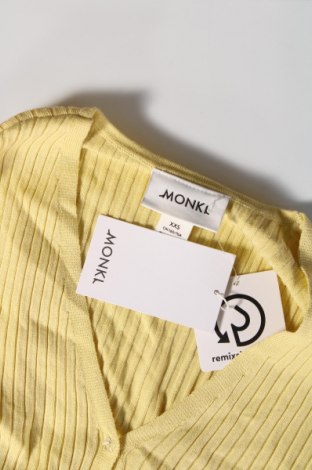 Γυναικεία ζακέτα Monki, Μέγεθος XXS, Χρώμα Κίτρινο, Τιμή 6,32 €