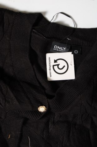 Damen Strickjacke ONLY, Größe L, Farbe Schwarz, Preis 9,74 €