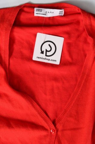 Damen Strickjacke Zara, Größe XL, Farbe Rot, Preis 13,92 €