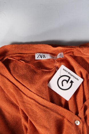 Дамска жилетка Zara, Размер S, Цвят Кафяв, Цена 3,80 лв.