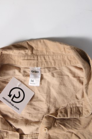 Γυναικείο πουκάμισο Anko, Μέγεθος L, Χρώμα  Μπέζ, Τιμή 3,25 €