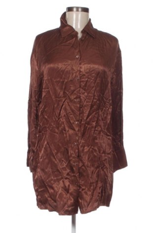 Γυναικείο πουκάμισο Bershka, Μέγεθος M, Χρώμα Καφέ, Τιμή 2,63 €
