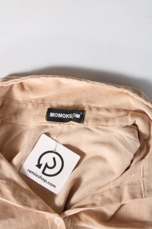 Γυναικείο πουκάμισο Momokrom, Μέγεθος M, Χρώμα  Μπέζ, Τιμή 3,25 €