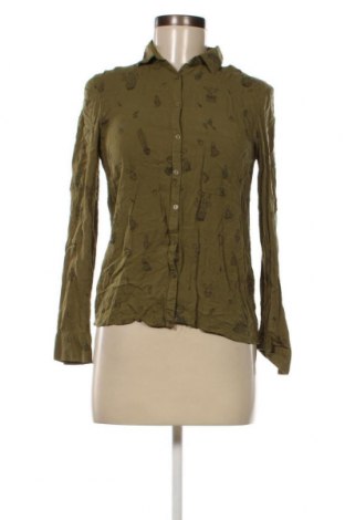 Γυναικείο πουκάμισο Pull&Bear, Μέγεθος S, Χρώμα Πράσινο, Τιμή 2,47 €
