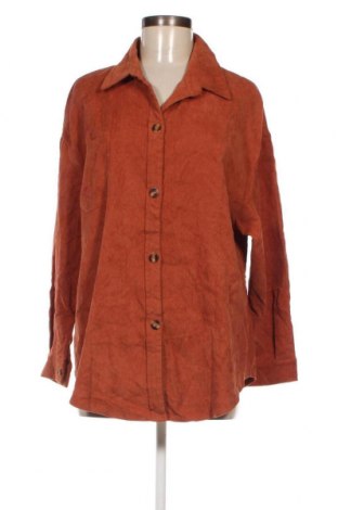 Γυναικείο πουκάμισο SHEIN, Μέγεθος L, Χρώμα Πορτοκαλί, Τιμή 15,46 €