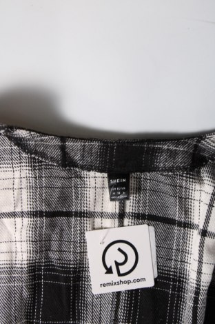 Γυναικείο πουκάμισο SHEIN, Μέγεθος M, Χρώμα Γκρί, Τιμή 2,16 €