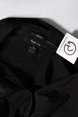 Дамска риза Style & Co, Размер M, Цвят Черен, Цена 5,00 лв.