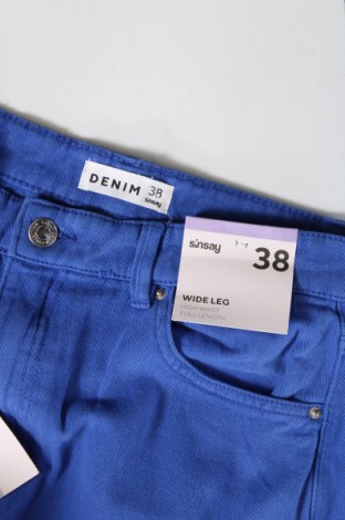 Damskie jeansy Sinsay, Rozmiar M, Kolor Niebieski, Cena 122,61 zł