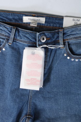 Damskie jeansy Springfield, Rozmiar S, Kolor Niebieski, Cena 43,50 zł