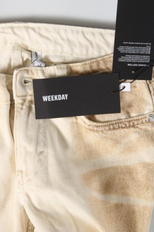 Damen Jeans Weekday, Größe XS, Farbe Beige, Preis 6,76 €
