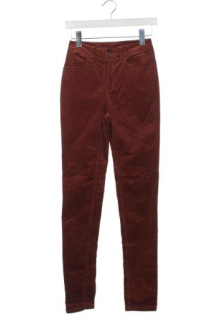 Pantaloni de velvet de femei, Mărime XS, Culoare Maro, Preț 13,35 Lei