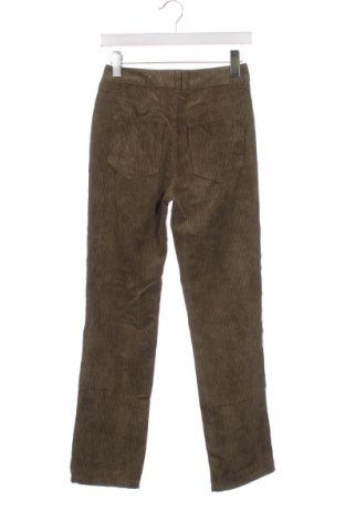 Pantaloni de velvet de femei, Mărime XS, Culoare Verde, Preț 13,35 Lei