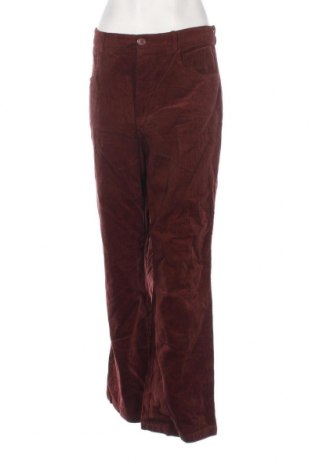 Pantaloni de velvet de femei About You, Mărime L, Culoare Maro, Preț 18,42 Lei