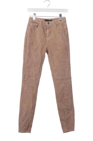 Pantaloni de velvet de femei Amisu, Mărime S, Culoare Bej, Preț 18,12 Lei