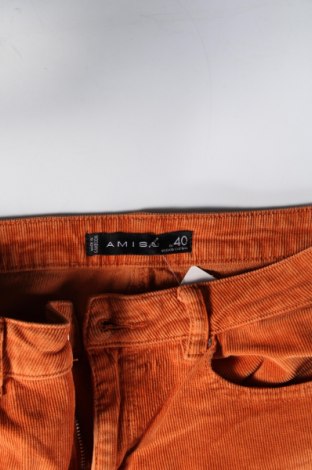 Pantaloni de velvet de femei Amisu, Mărime M, Culoare Maro, Preț 74,00 Lei